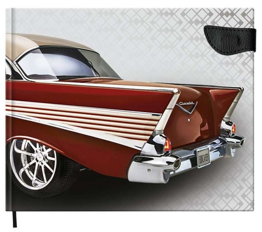 [B0032001] Cuaderno Viaje 19,5 x 15,6 cm. 144 páginas -On the Road: Chevrolet Bel Air- Boncahier