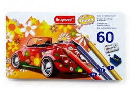 [60312904] Caja Metal 60 Lápiz Color Bruynzeel 