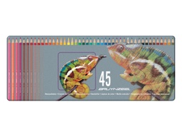 [5010M45] Caja Metal 45 Lápiz Color -Camaleón- Bruynzeel
