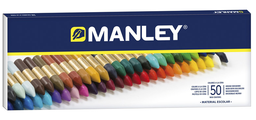 [MNC00088] Estuche Ceras 50 Colores Manley