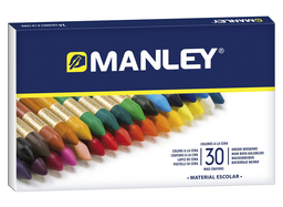 [MNC00077] Estuche Ceras 30 Colores Manley
