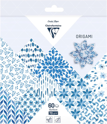 [95349C] Set Papel Origami -Shibori Floral- 60 Hojas 15 x 15 cm. 70 gr. Clairefontaine