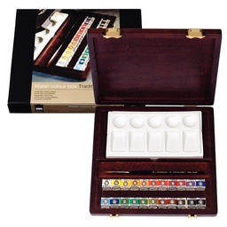 [05840004] Estuche Madera Acuarela 22 Pastillas -Traditional- Rembrand Talens