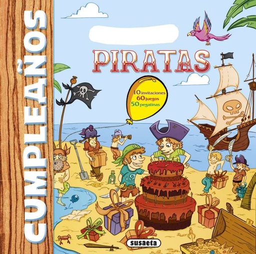 [S3620002] Juegos de Cumpleaños -Piratas- Susaeta Ediciones