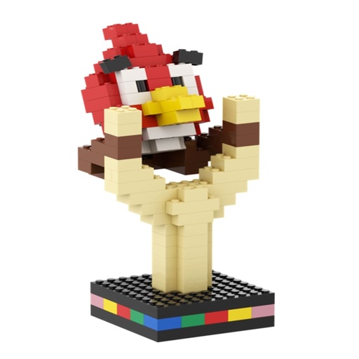 [AB001] Kit Personaje -Colorado el Irritado- 161 pzs. Pixo