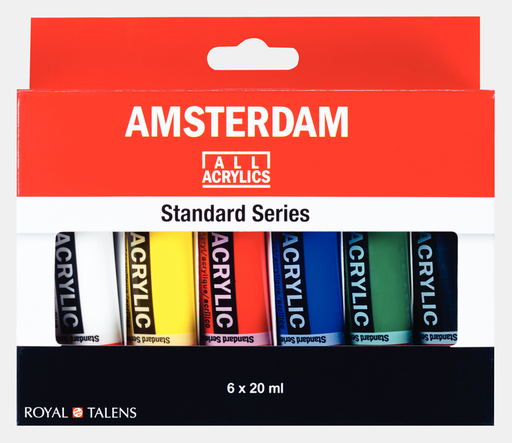 [17820406] Acrílico Amsterdam Estuche 6 x 20 ml. Primarios Talens